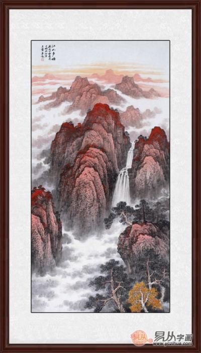 玄關(guān)豎版畫掛什么好？詩(shī)情畫意的山水畫了解下！