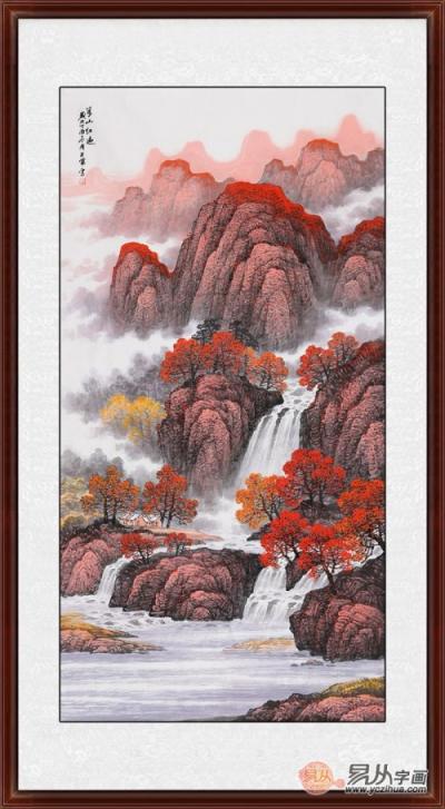 玄關(guān)豎版畫掛什么好？詩(shī)情畫意的山水畫了解下！