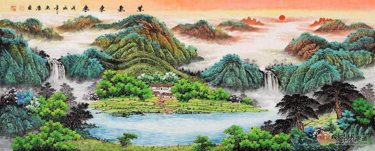 客廳掛什么畫合適？易從網(wǎng)風(fēng)水國(guó)畫裝飾旺財(cái)好運(yùn)來(lái)！