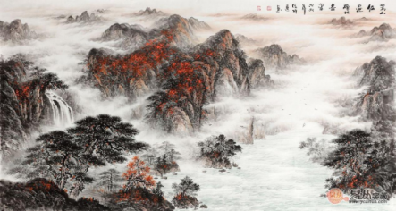 徐坤連的山水畫藝術(shù)價(jià)值淺析，帶你認(rèn)識(shí)不一樣的“粗獷”畫家