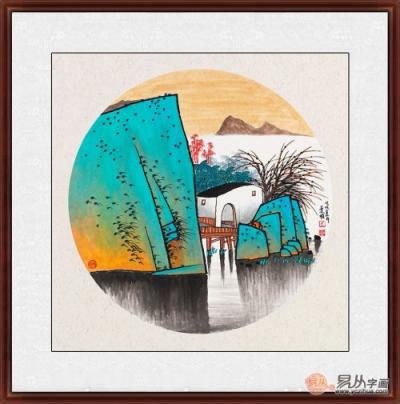 客廳墻壁掛畫(huà)圖片大全，家中的顏值全靠一幅畫(huà)！