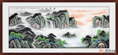 客廳墻壁掛畫(huà)圖片大全，家中的顏值全靠一幅畫(huà)！