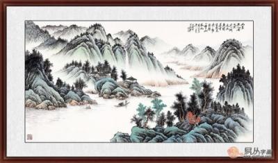 客廳墻壁掛畫(huà)圖片大全，家中的顏值全靠一幅畫(huà)！