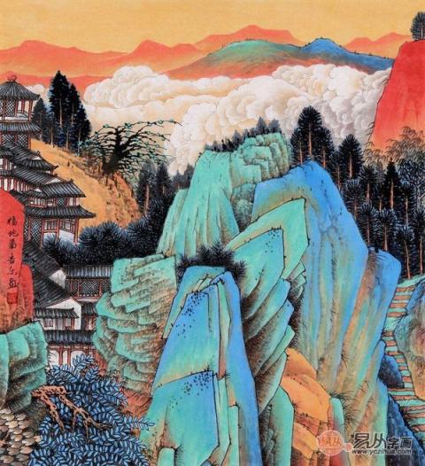 許吉爾精品山水國畫欣賞？領(lǐng)略自然山水藝術(shù)更雅致！