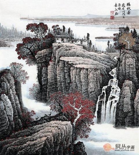許吉爾精品山水國畫欣賞？領(lǐng)略自然山水藝術(shù)更雅致！