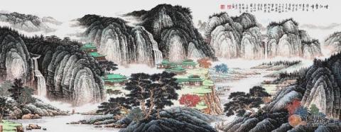 許吉爾精品山水國畫欣賞？領(lǐng)略自然山水藝術(shù)更雅致！