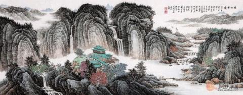 許吉爾山水畫(huà)作品如何？許吉爾國(guó)畫(huà)山水市場(chǎng)價(jià)格多少！