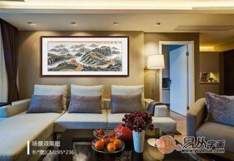 客廳沙發(fā)墻掛畫(huà)推薦！五幅山水國(guó)畫(huà)打造不同美麗的家！