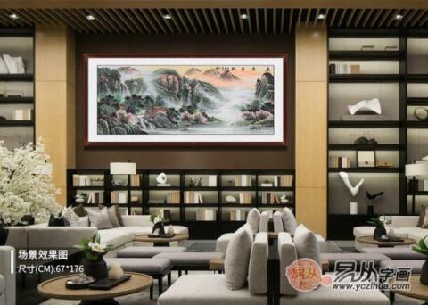 客廳沙發(fā)墻掛畫(huà)推薦！五幅山水國(guó)畫(huà)打造不同美麗的家！