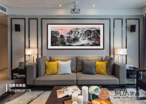 宋唐風(fēng)水國畫欣賞！山高水長美景獨特財運旺