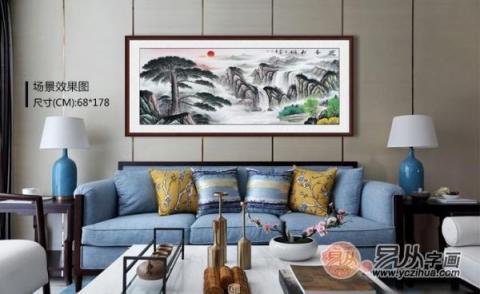 客廳藝術(shù)畫裝飾畫？宋唐國(guó)畫裝飾美景旺財(cái)好運(yùn)來！
