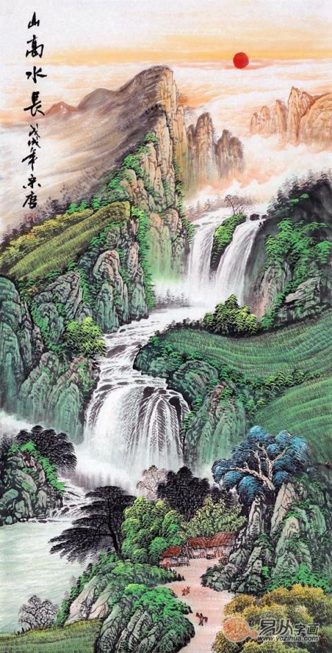 進門玄關(guān)掛什么大吉？易從網(wǎng)名人字畫打造美景財運旺！