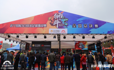 燃情雙十一，蘇寧獅斗足球賽完美收官