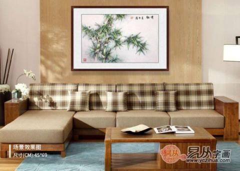 客廳沙發(fā)墻上適合掛什么畫，名家手繪真跡才是品味之選