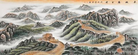 客廳裝飾掛什么畫？山水國畫裝飾旺財好運來！