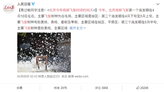 楊柳絮泛濫引發(fā)過敏癥，IAM空氣凈化器助你遠離過敏“元兇”