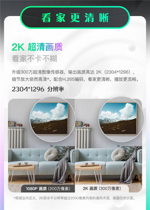 2K高清畫質(zhì) 360智能攝像機云臺AI版標準款“真香”預(yù)售