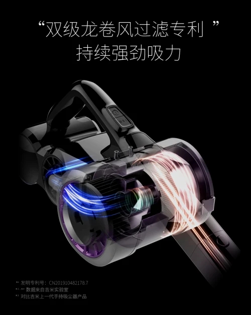 JIMMY吉米為中國(guó)女性定制“上手把”手持無線吸塵器 提著吸更順手