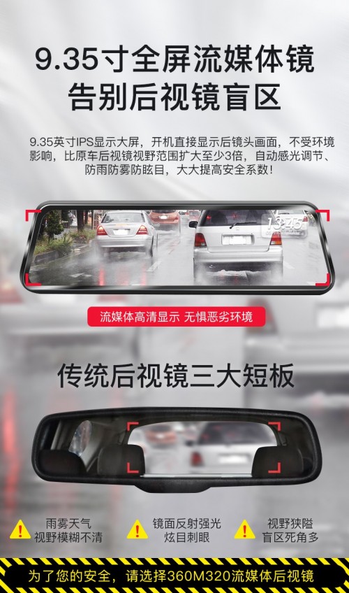 雨天駕駛安全沒(méi)保障？360行車記錄儀M320來(lái)護(hù)你周全