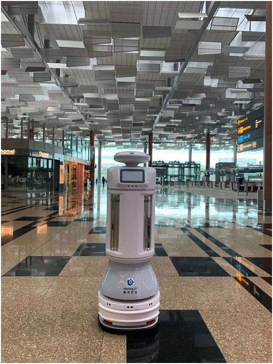 消毒機(jī)器人進(jìn)駐全球最佳機(jī)場(chǎng)——新加坡樟宜機(jī)場(chǎng)