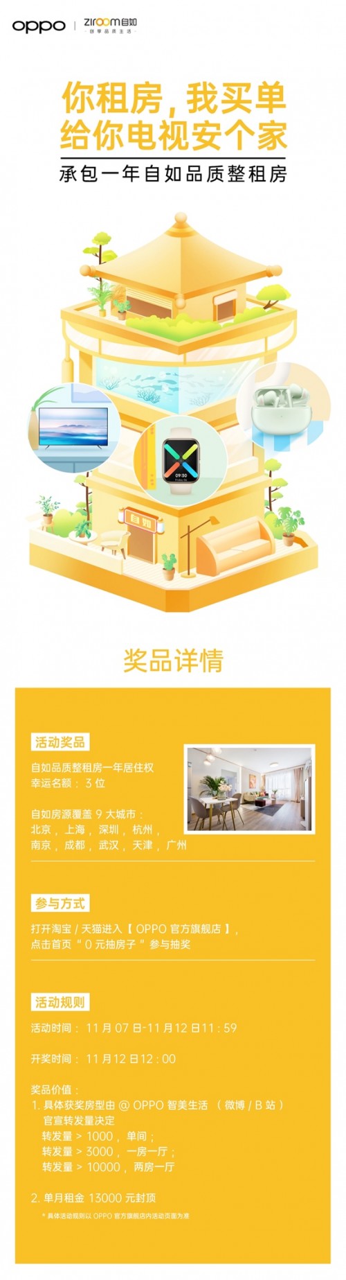 打工人的“智美”新家 OPPO為你買單！