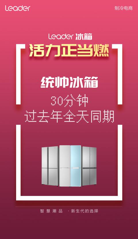 躍居TOP5！被年輕人喜歡的Leader冰箱，雙11榜上有名