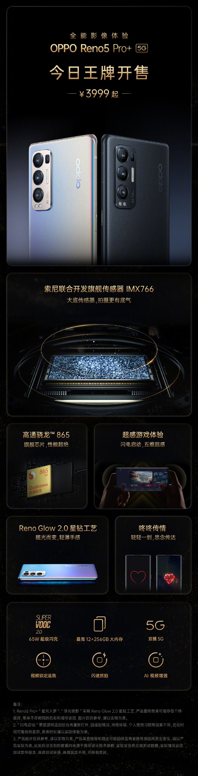 OPPO Reno5 Pro 開(kāi)售海報(bào)