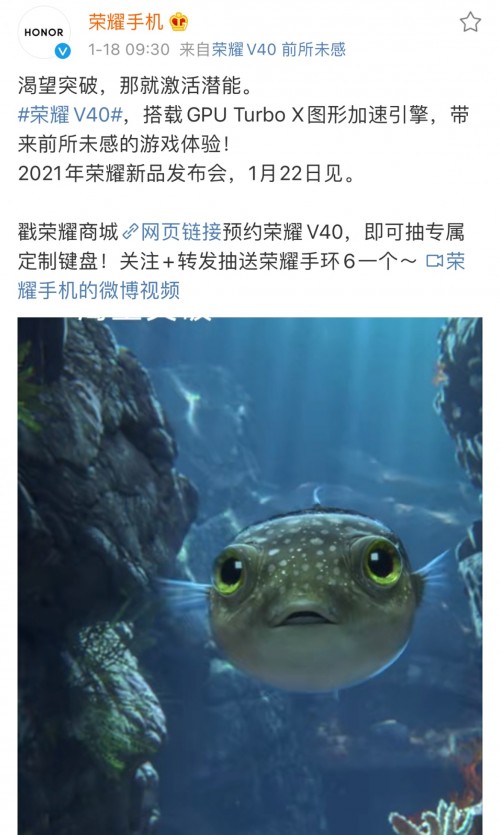 榮耀V40最新消息 這顏值絕了！