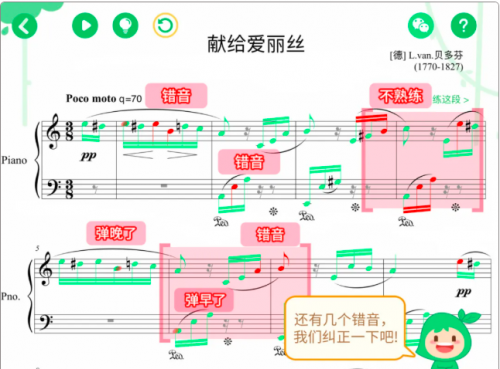 上千元年卡值不值？鋼琴老師評(píng)測(cè)火爆的小葉子智能陪練