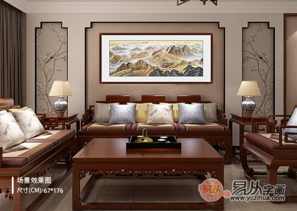 沙發(fā)后面掛什么畫旺財 據說這樣掛畫好運一整年