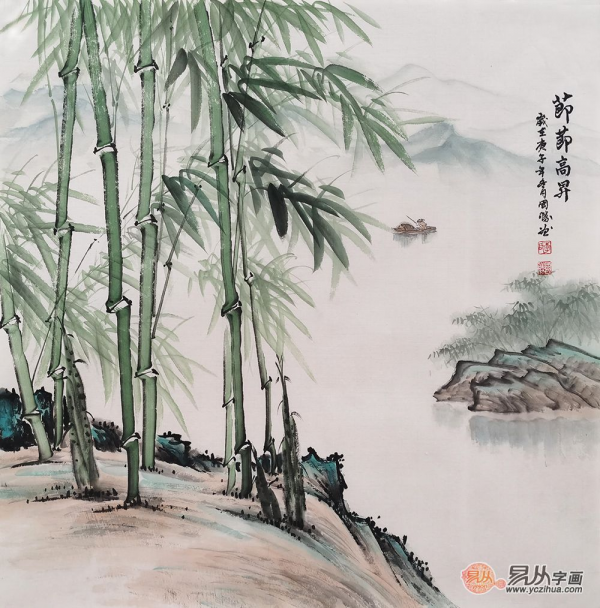 柔韌剛勁，挺拔灑脫——畫竹子的畫家李國勝作品欣賞