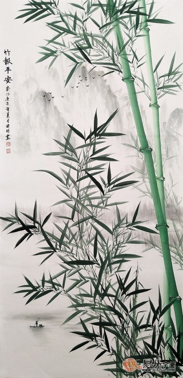 柔韌剛勁，挺拔灑脫——畫竹子的畫家李國勝作品欣賞