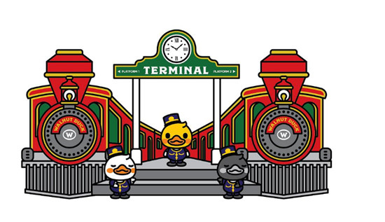 坐上“核桃小鴨”號(hào)列車與核桃家族一起開啟奇妙之旅吧！
