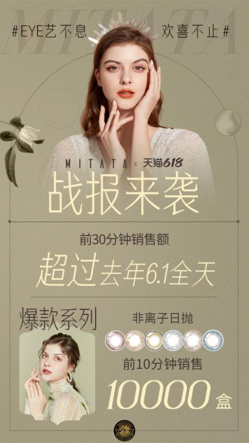 用藝術(shù)思維來做美瞳，MITATA的營銷策略燃爆銷量