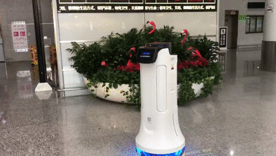 普渡機器人馳援奧運工作者隔離酒店，扎緊“外防輸入”口子