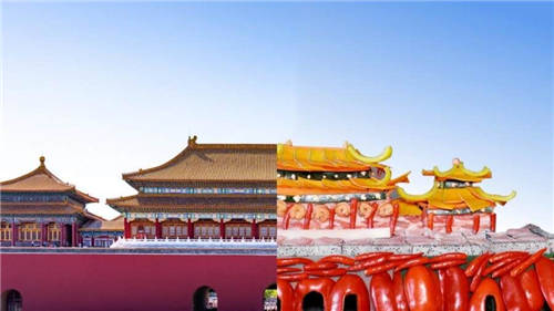抓住年輕人的消費(fèi)習(xí)慣！海爾冰箱用食材拼出“國潮”建筑