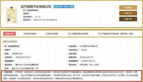 工信部目錄發(fā)現(xiàn)一家新車企，北汽瑞翔有何背景，實(shí)力又如何？