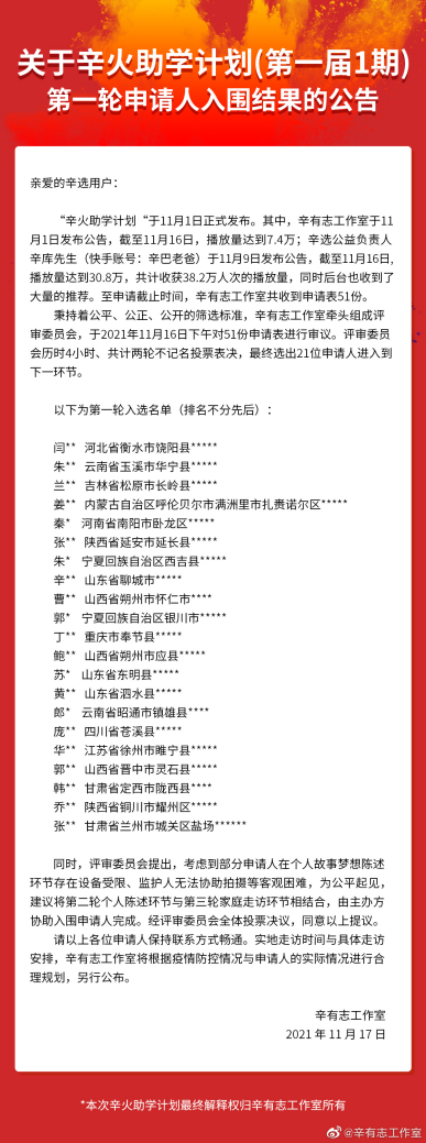 讀書是辛巴辛有志內(nèi)心的遺憾，更是他堅持大愛助學的原動力