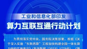 一圖讀懂《算力互聯(lián)互通行動(dòng)計(jì)劃》