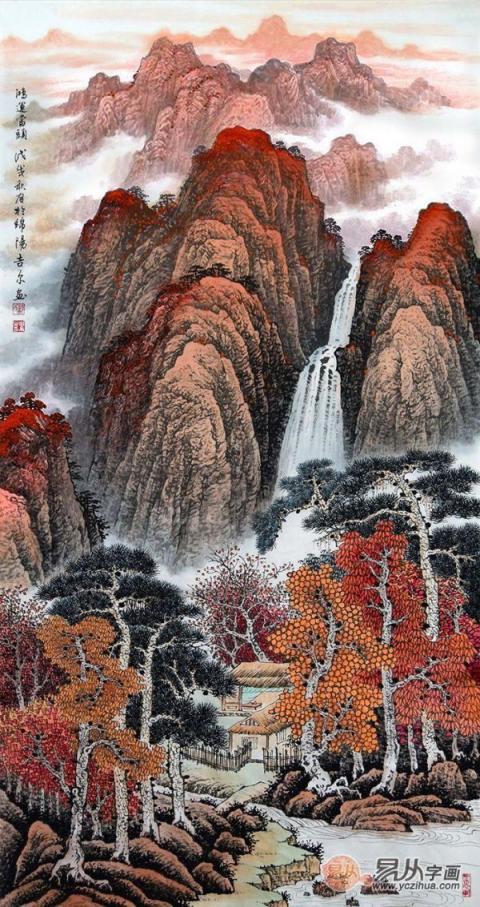 畫(huà)家許吉爾精品山水國(guó)畫(huà)欣賞，領(lǐng)略祖國(guó)山河景色藝術(shù)非凡！