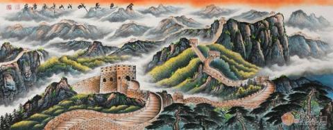 辦公室掛什么畫風水好？畫家宋唐山水畫裝飾美景財運旺！