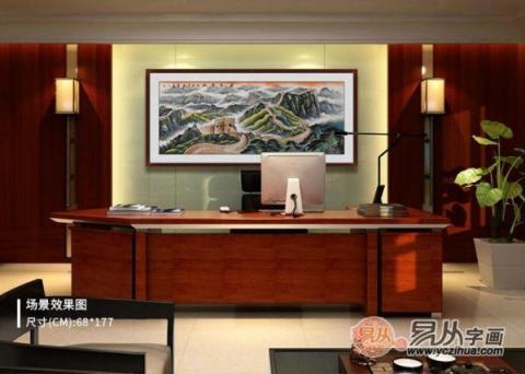 辦公室掛什么畫風水好？畫家宋唐山水畫裝飾美景財運旺！