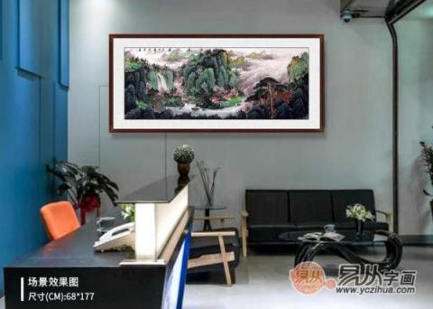 辦公室掛什么畫風水好？畫家宋唐山水畫裝飾美景財運旺！