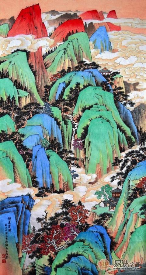 畫家許吉爾精品國(guó)畫賞析！領(lǐng)略自然山水美景無(wú)雙！