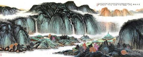 畫家許吉爾精品國(guó)畫賞析！領(lǐng)略自然山水美景無(wú)雙！