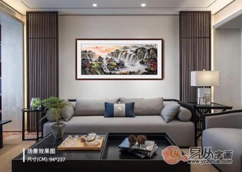 客廳沙發(fā)墻掛什么？這五幅旺財(cái)風(fēng)水畫裝飾最合適了！