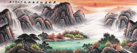 客廳沙發(fā)墻掛什么？這五幅旺財(cái)風(fēng)水畫裝飾最合適了！