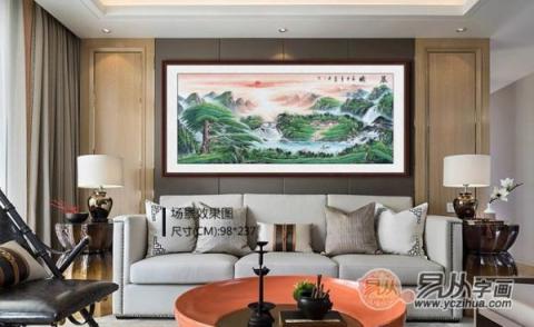 客廳沙發(fā)墻掛什么？這五幅旺財(cái)風(fēng)水畫裝飾最合適了！
