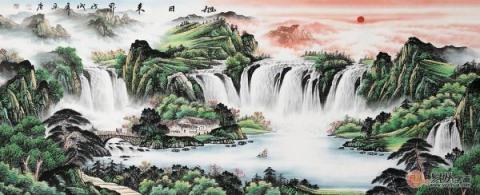 辦公室掛什么山水畫好？宋唐手繪國(guó)畫打造風(fēng)水順暢財(cái)運(yùn)旺！