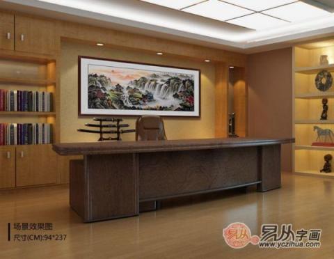 辦公室掛什么山水畫好？宋唐手繪國(guó)畫打造風(fēng)水順暢財(cái)運(yùn)旺！